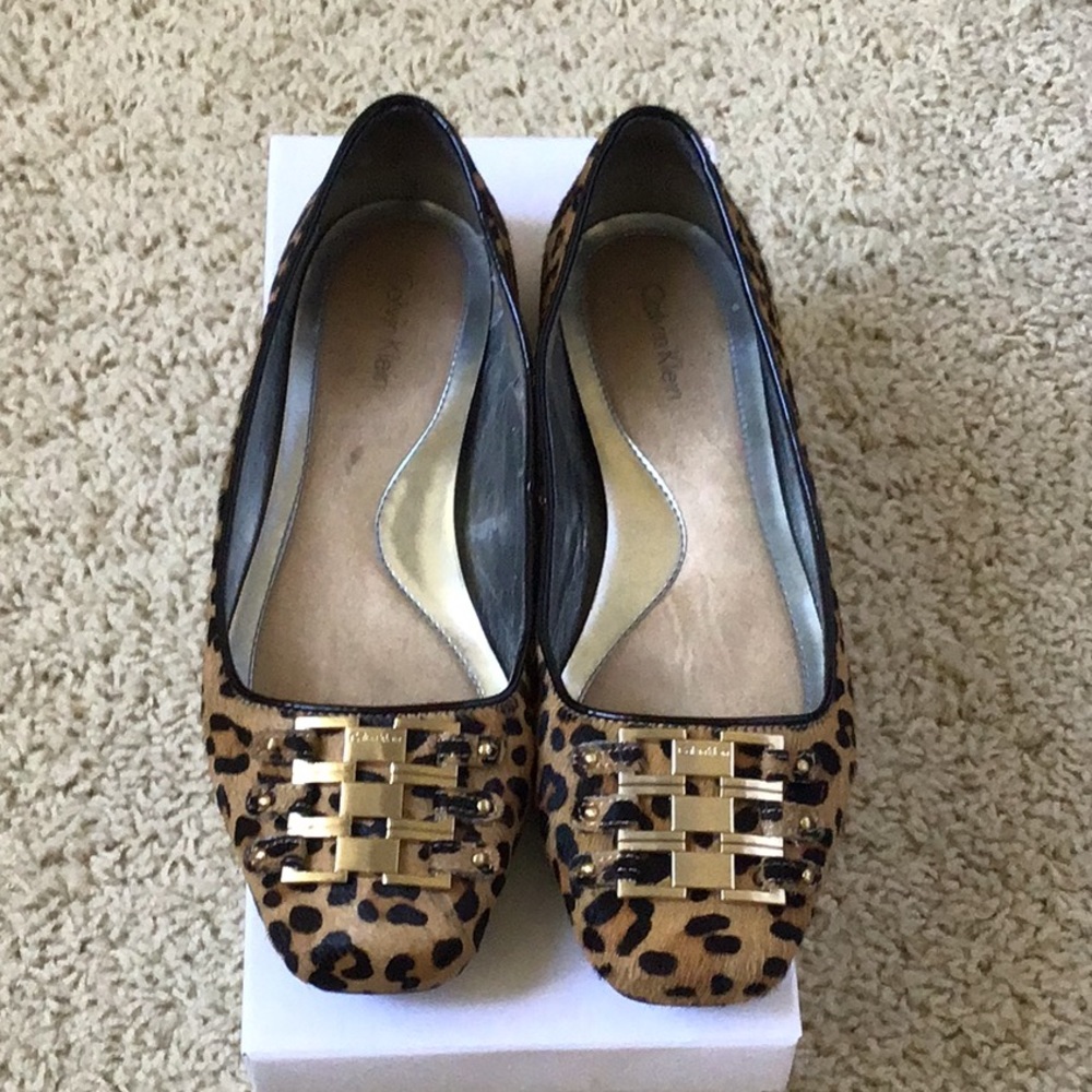 Calvin Klein pony hair ballerina SZ 7